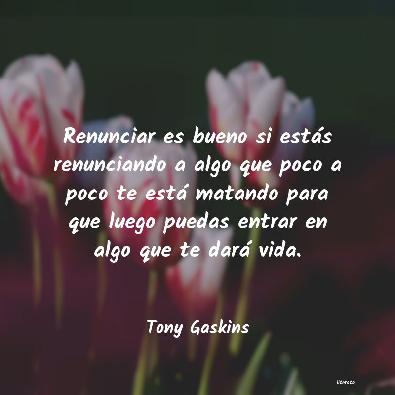 Frases de Tony Gaskins