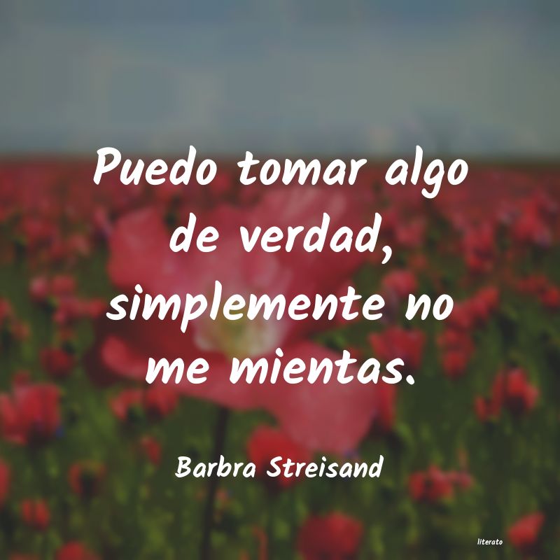 frases de Barbra Streisand