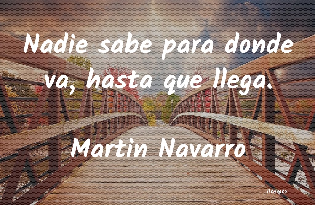 Frases de Martin Navarro