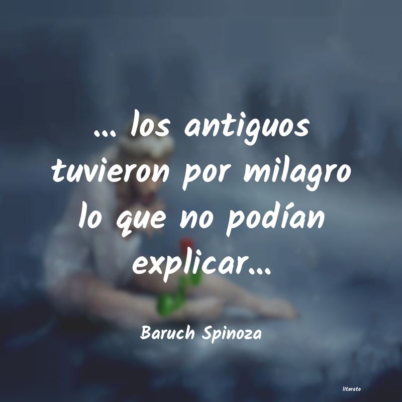 Frases de Baruch Spinoza