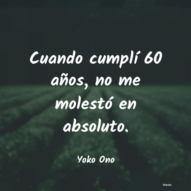 Frases de Yoko Ono