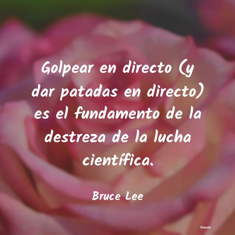 frases de Bruce Lee