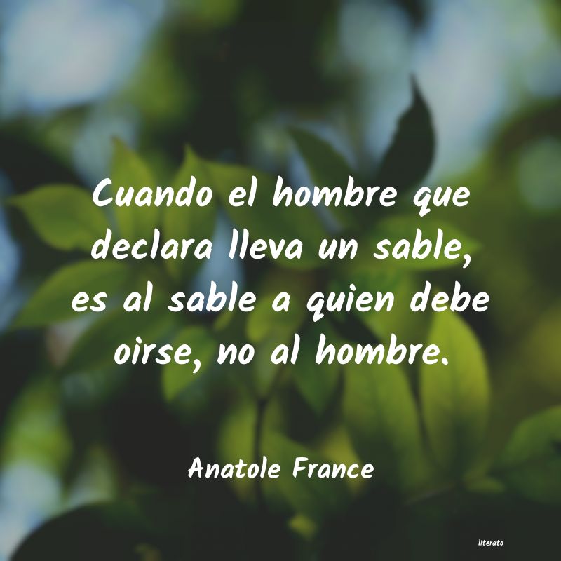 Frases de Anatole France