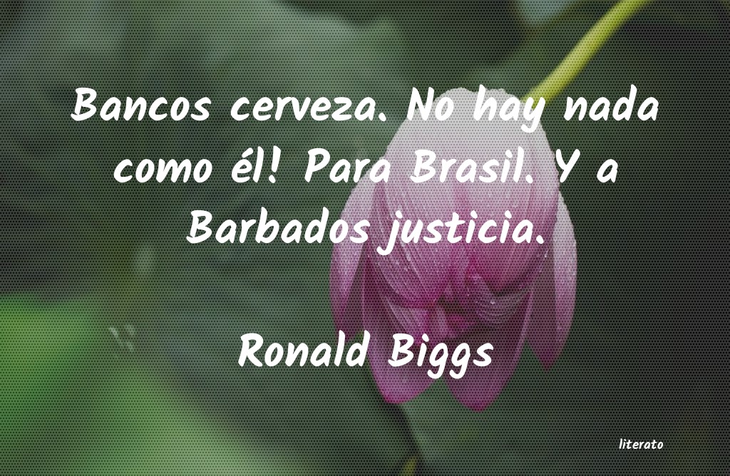 frases de Ronald Biggs