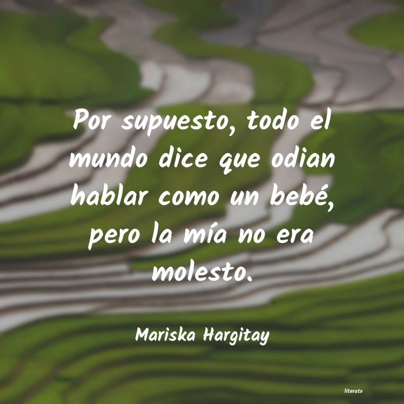 Frases de Mariska Hargitay