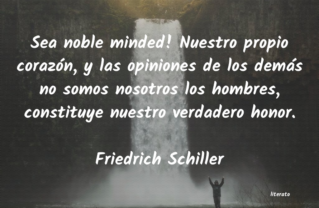frases de Friedrich Schiller