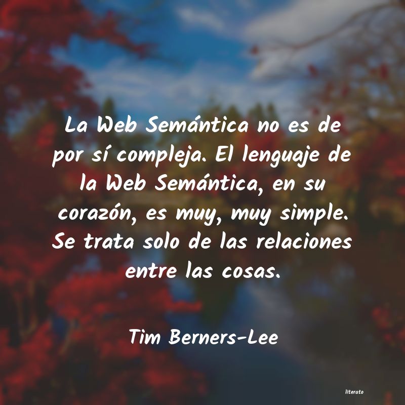 frases de Tim Berners-Lee
