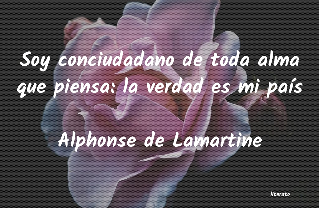 frases de Alphonse de Lamartine