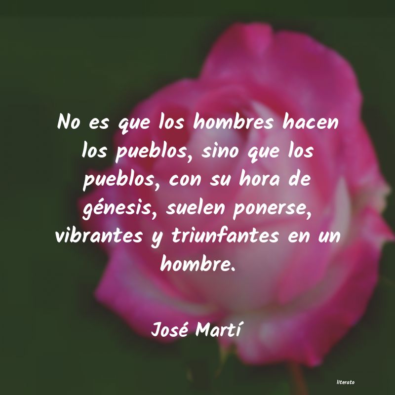 Frases de José Martí