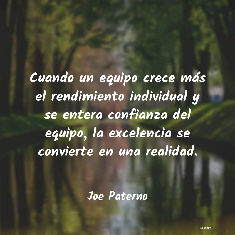 frases de Joe Paterno