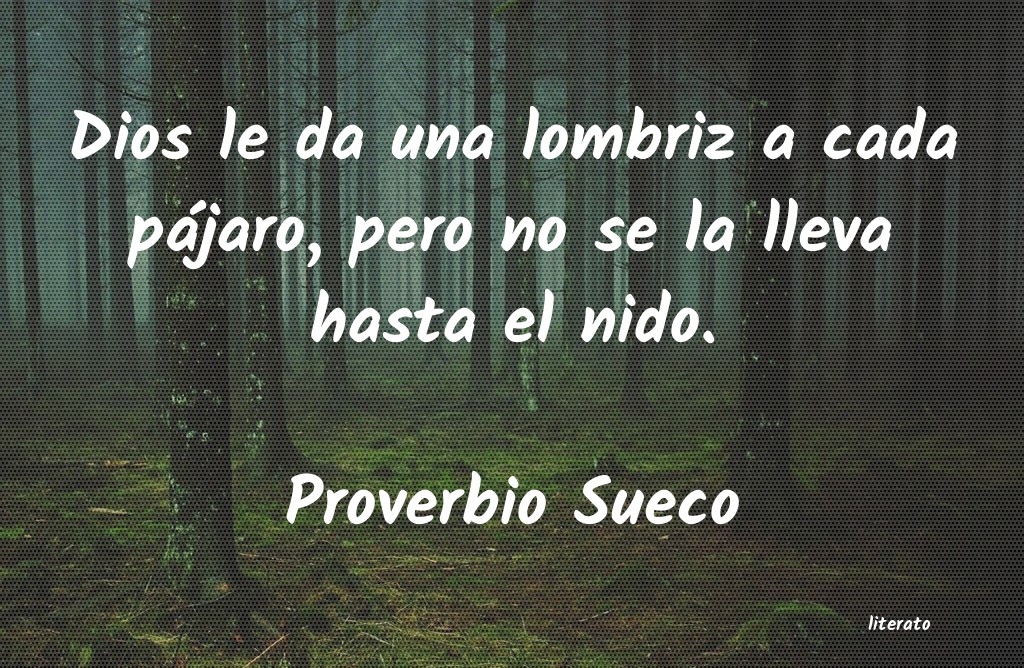frases de Proverbio Sueco