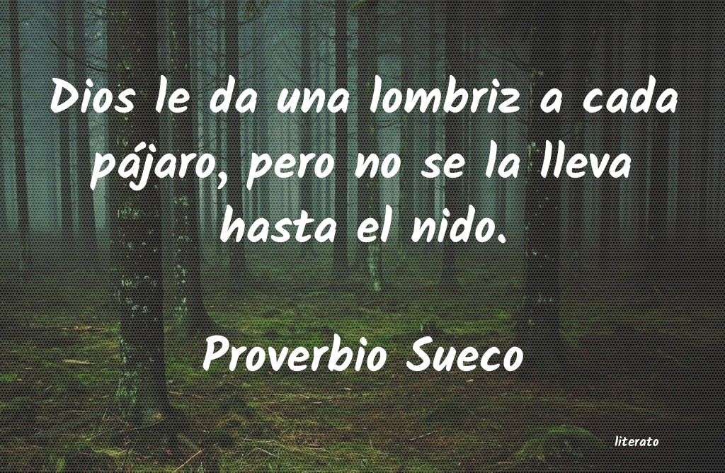 Frases de Proverbio Sueco