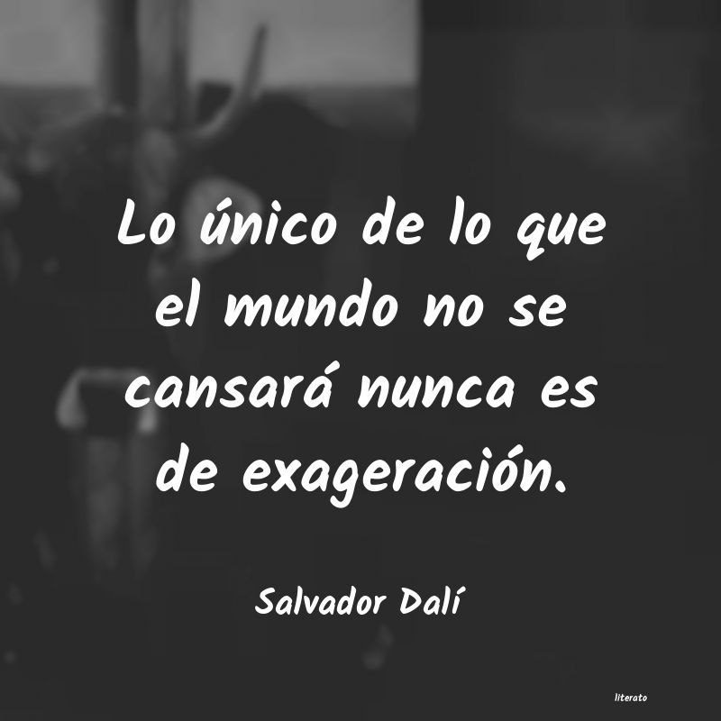 frases de Salvador DalÃ