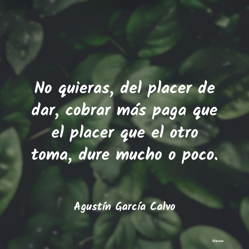 Frases de Agustín García Calvo