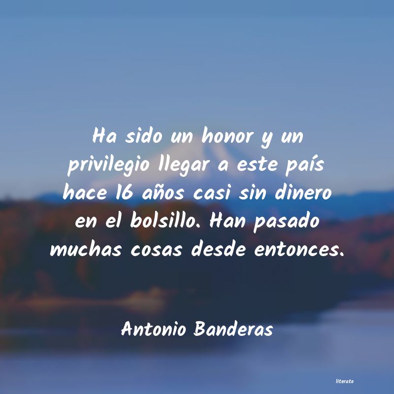 frases de Antonio Banderas