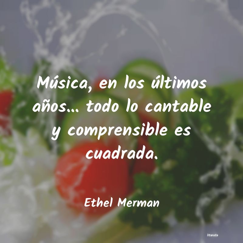 Frases de Ethel Merman