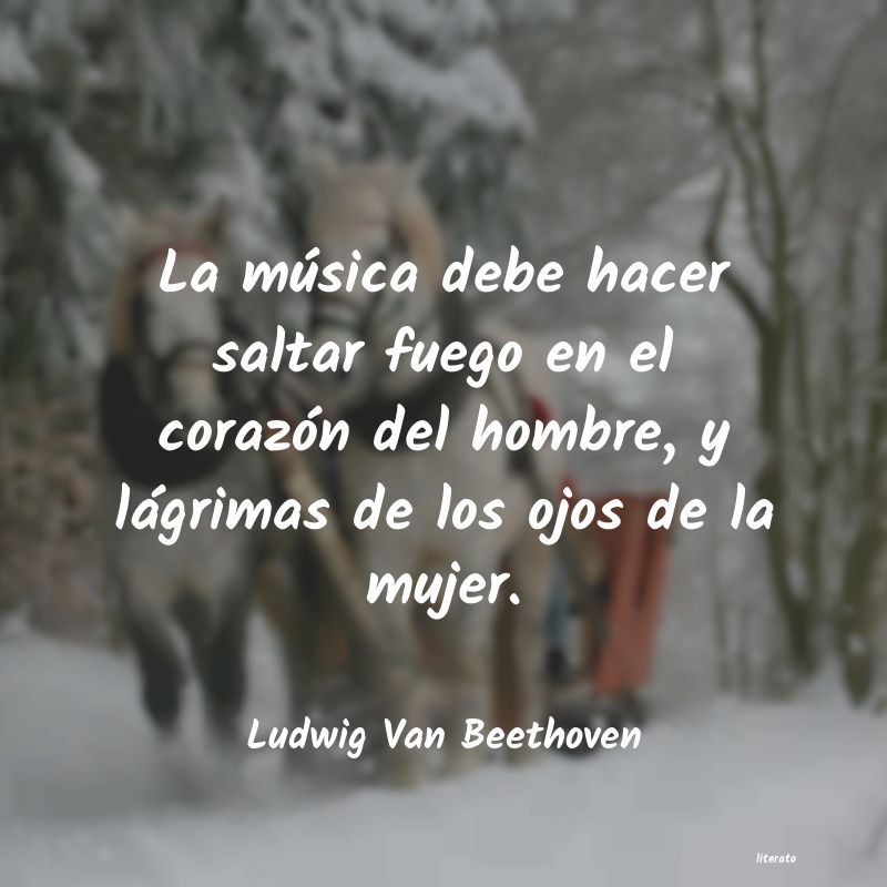 frases de Ludwig Van Beethoven