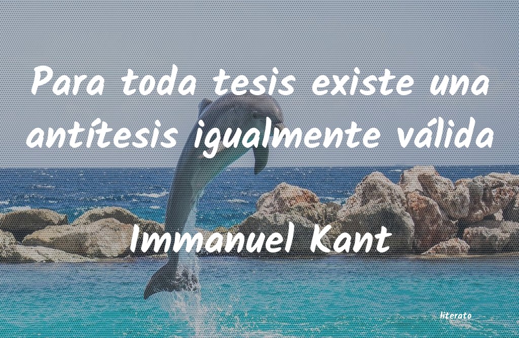 Frases de Immanuel Kant