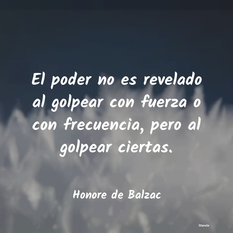 Frases de Honore de Balzac