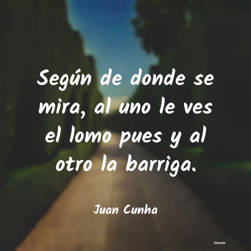 frases de Juan Cunha