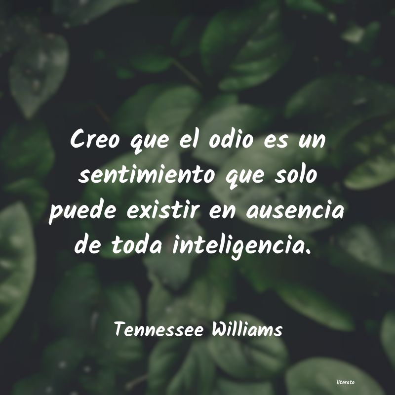frases de Tennessee Williams