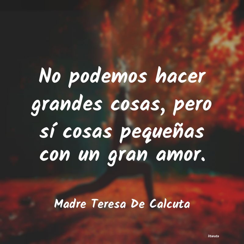 Frases de Madre Teresa De Calcuta