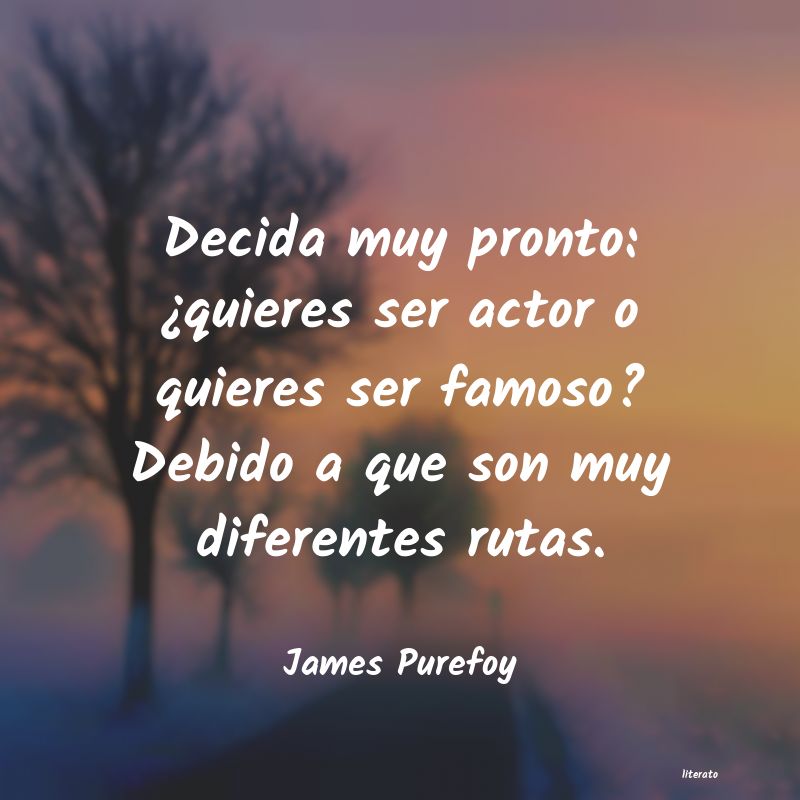 frases de James Purefoy