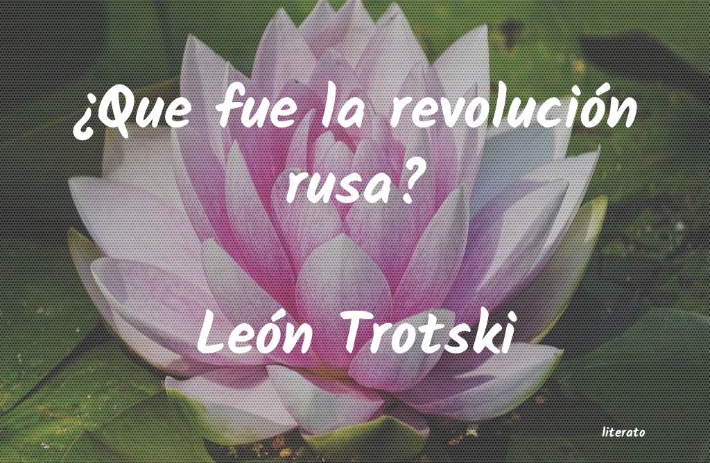 frases de León Trotski