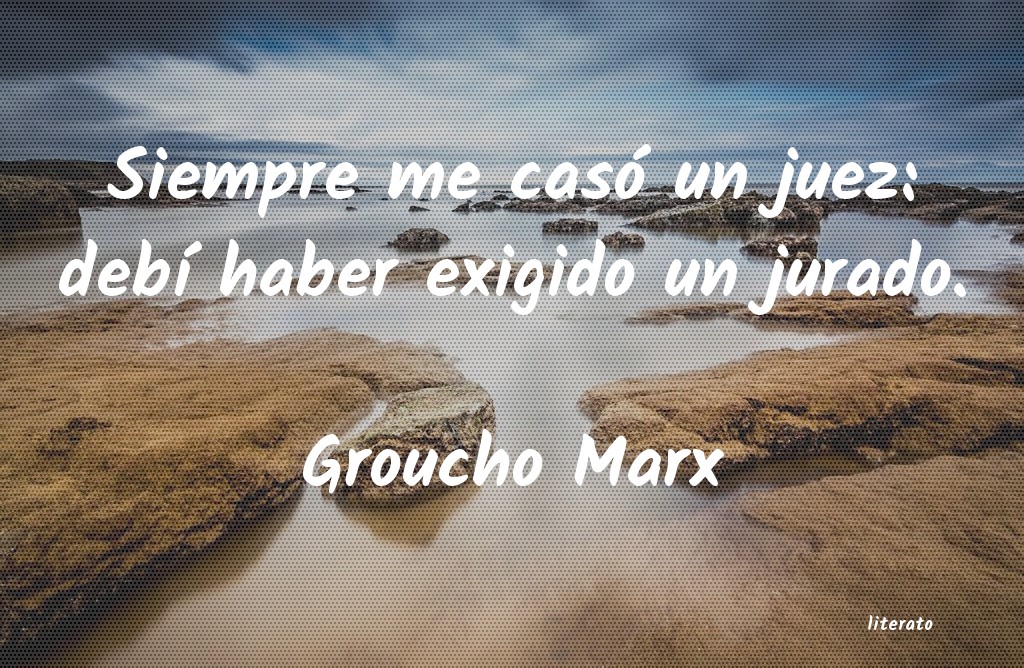 frases de Groucho Marx