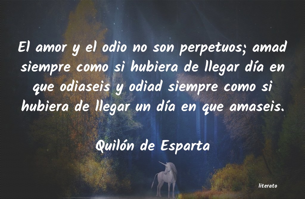 frases de Quilón de Esparta
