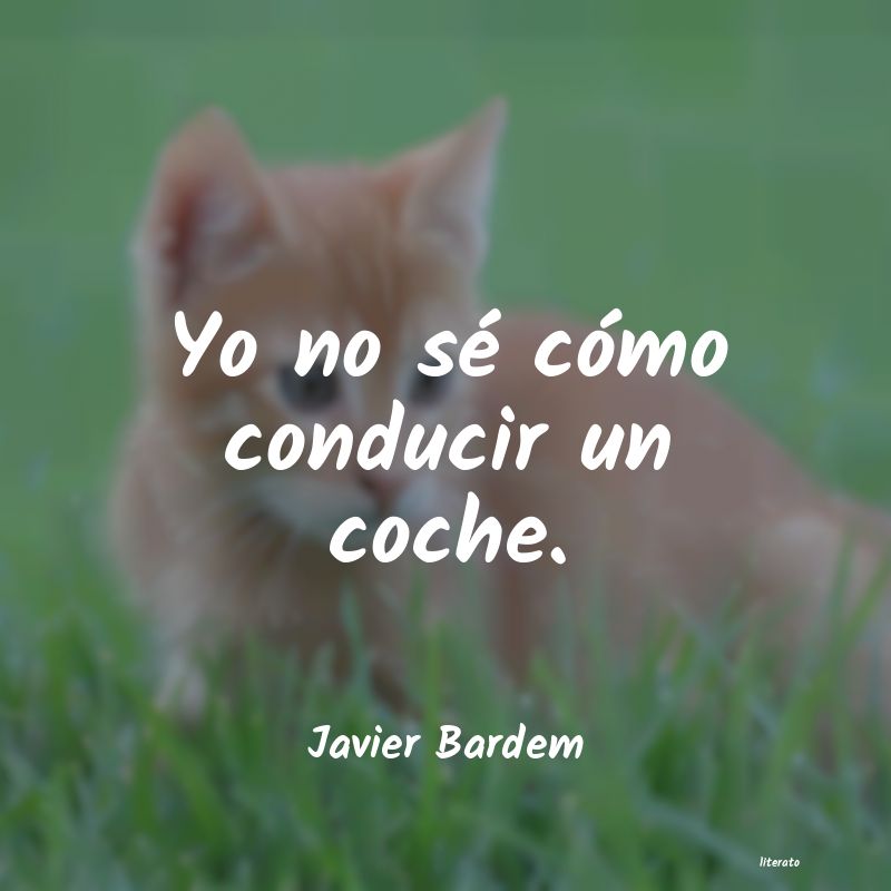 frases de Javier Bardem