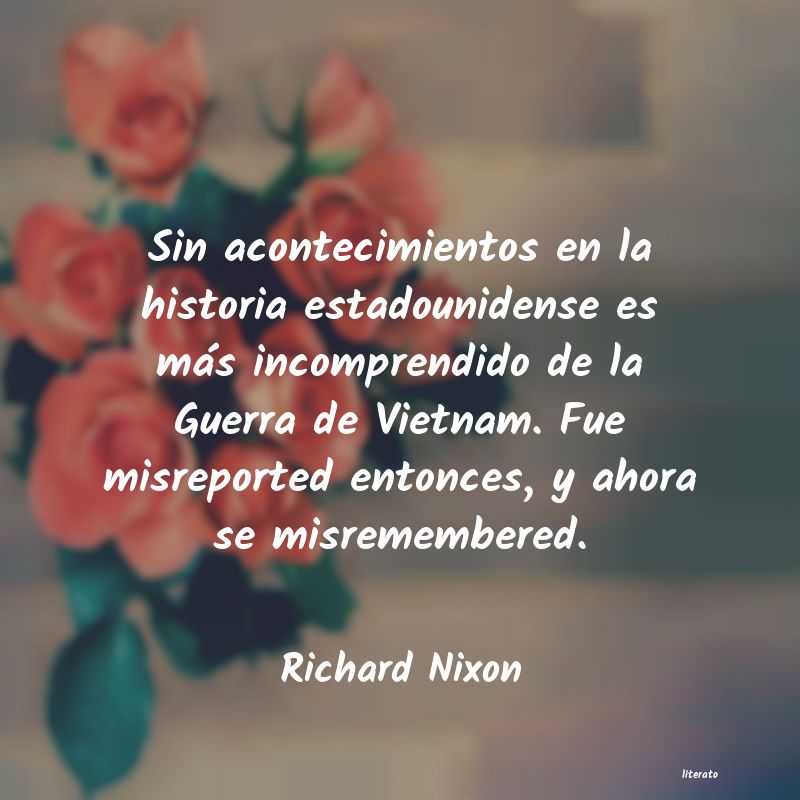frases de Richard Nixon