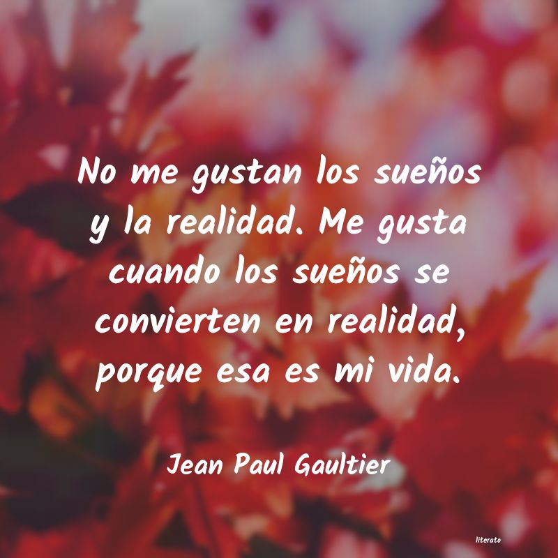 Frases de Jean Paul Gaultier