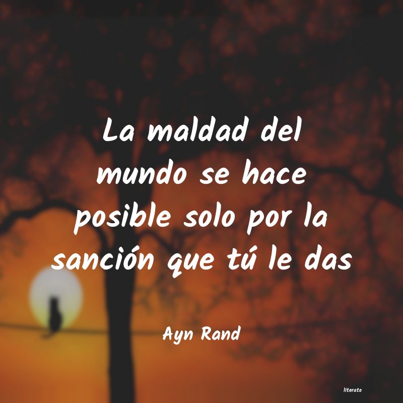 frases de Ayn Rand