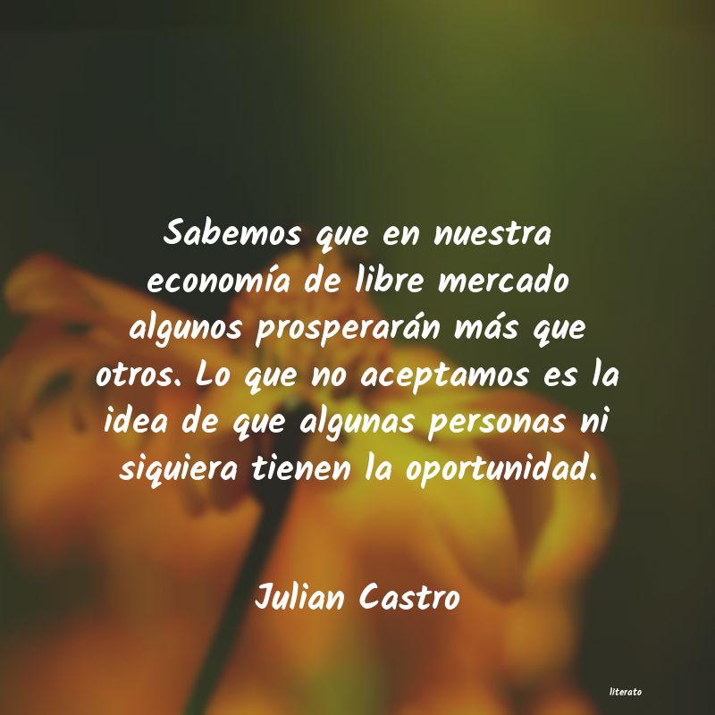Frases de Julian Castro