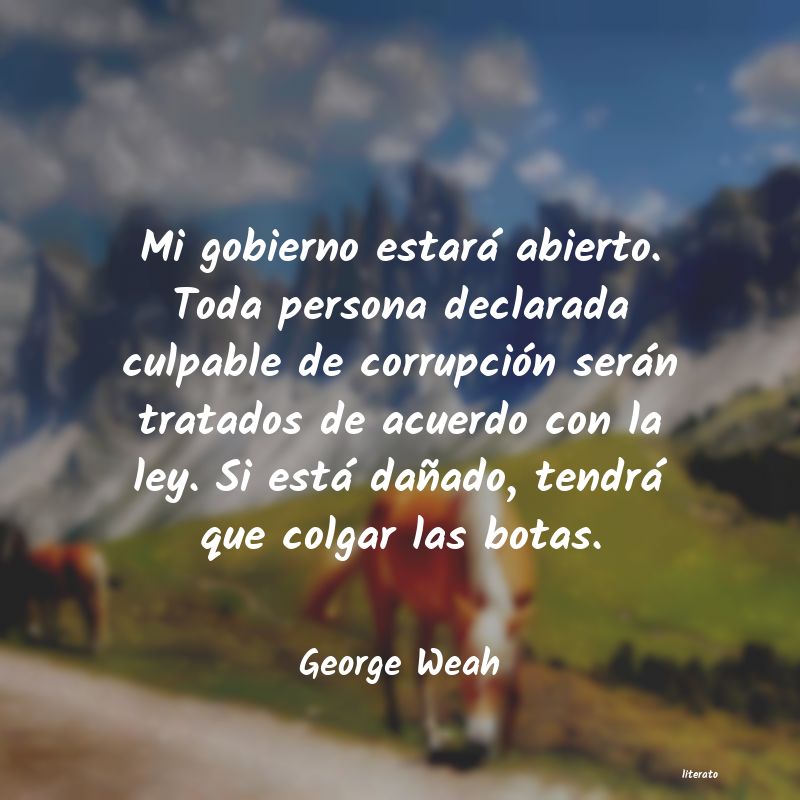 Frases de George Weah