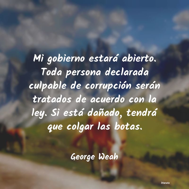 frases de George Weah