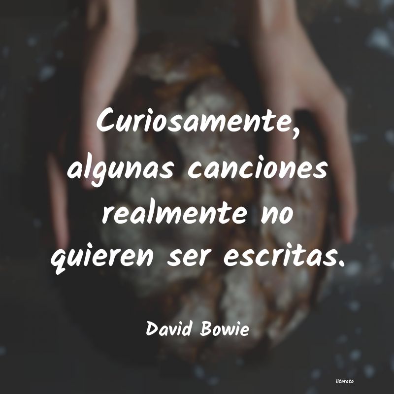 frases de David Bowie