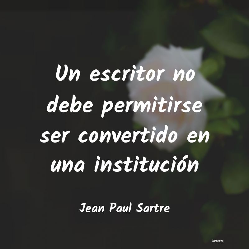 frases de Jean Paul Sartre