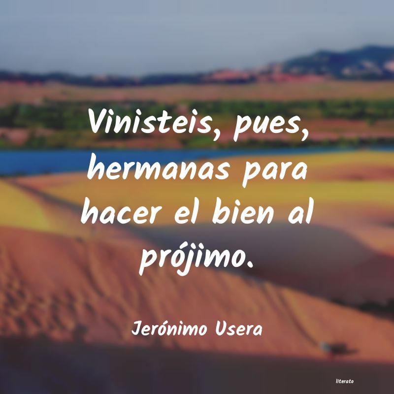 Frases de Jerónimo Usera