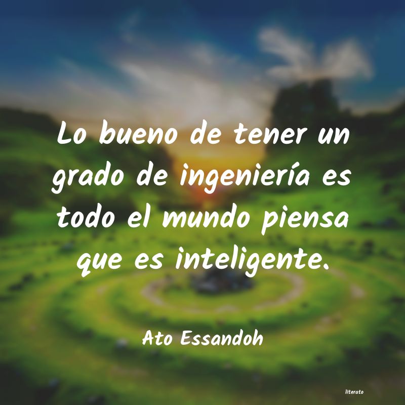 frases de Ato Essandoh