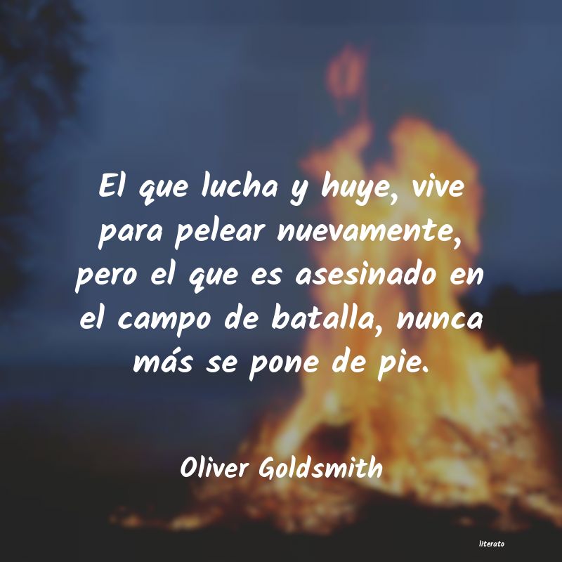 frases de Oliver Goldsmith