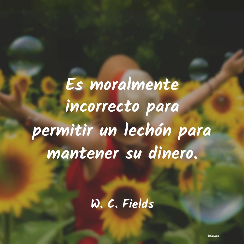 frases de W. C. Fields
