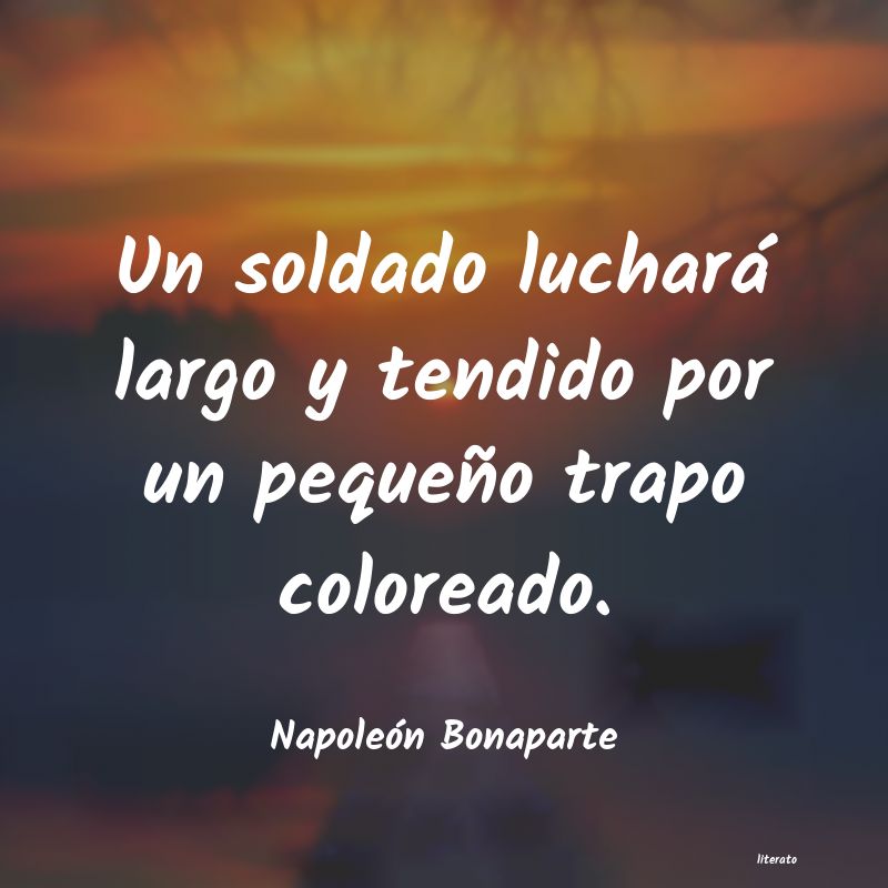 frases de Napoleón Bonaparte