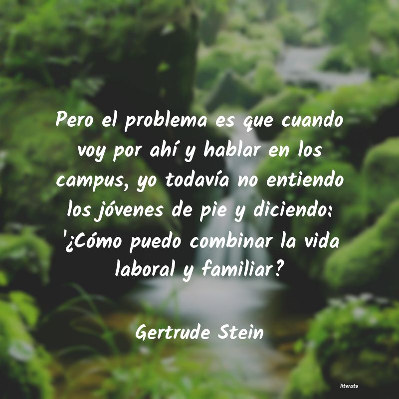 frases de Gertrude Stein