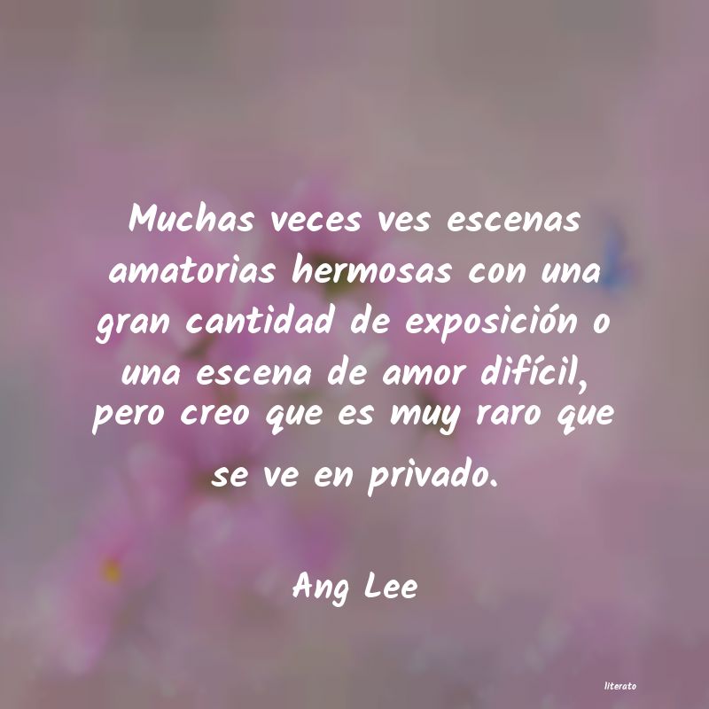 frases de Ang Lee