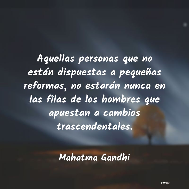 Frases de Mahatma Gandhi