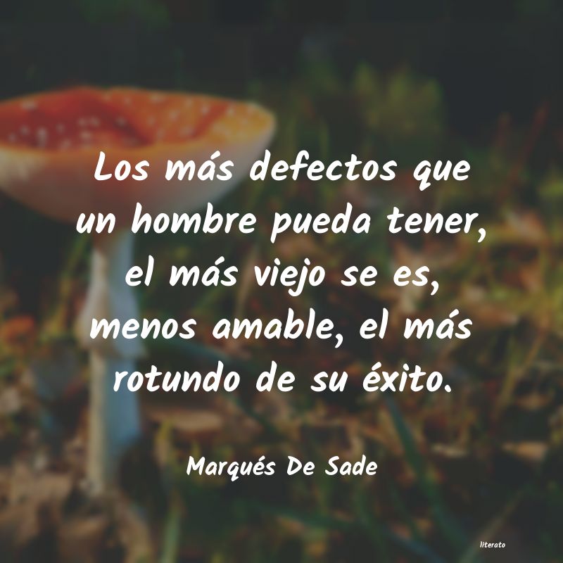 Frases de Marqués De Sade