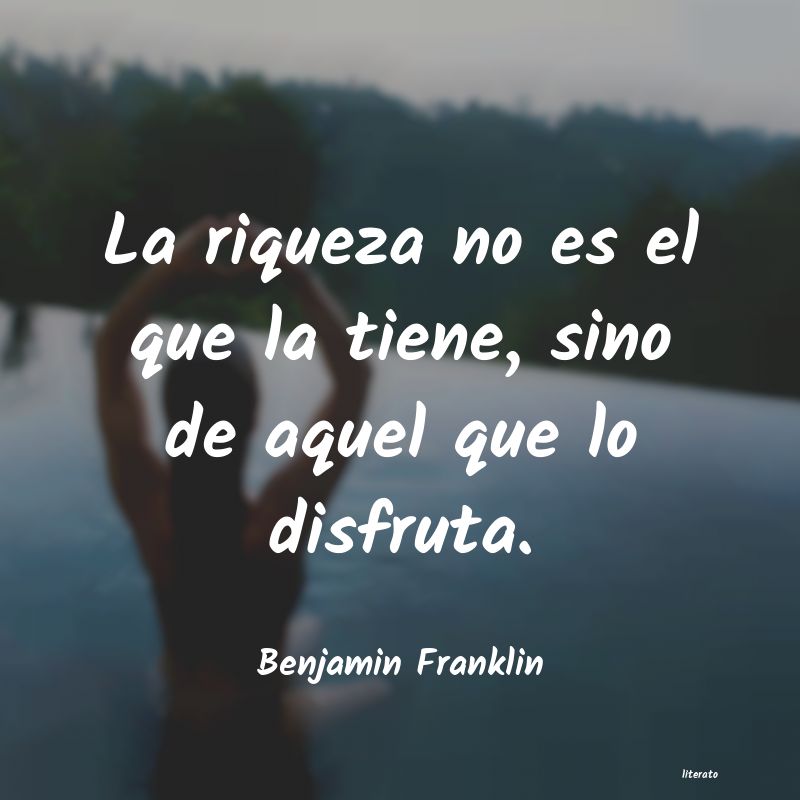 Frases de Benjamin Franklin