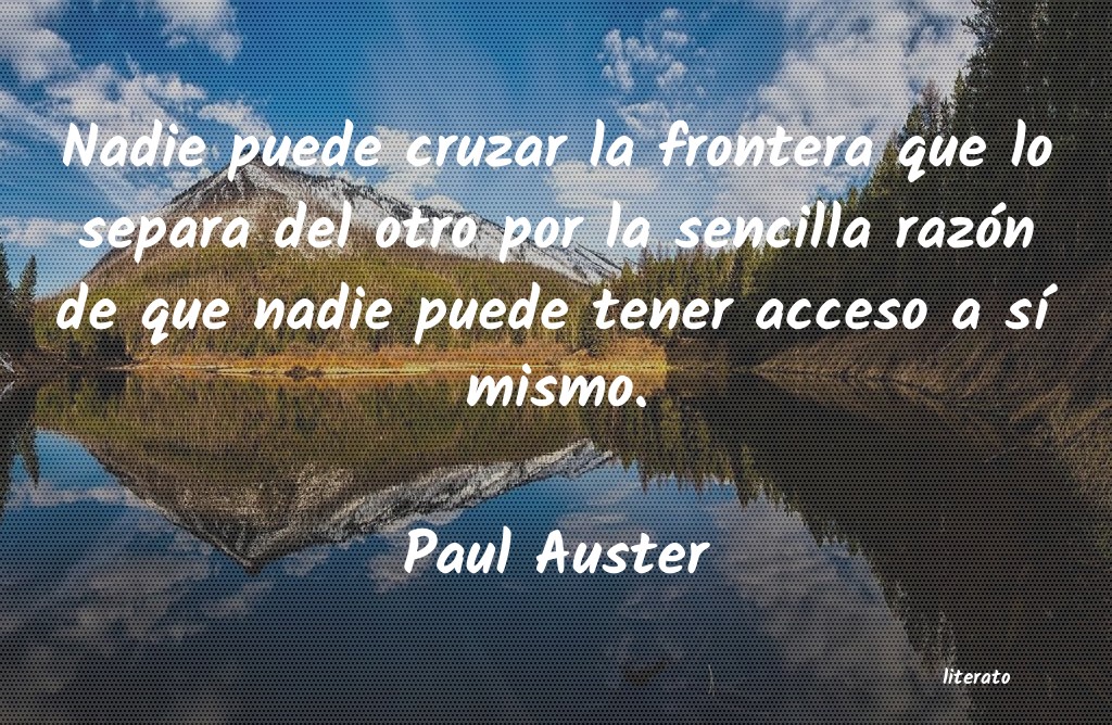 Frases de Paul Auster